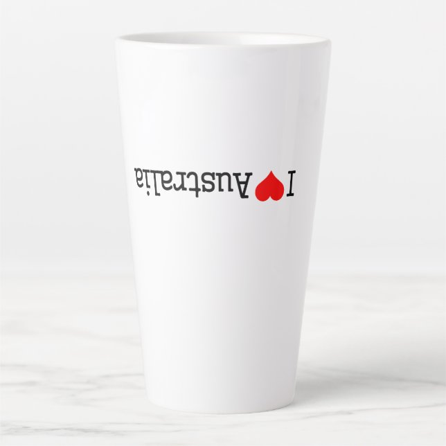 Taza De Café Latte Amo Australia (Anverso)