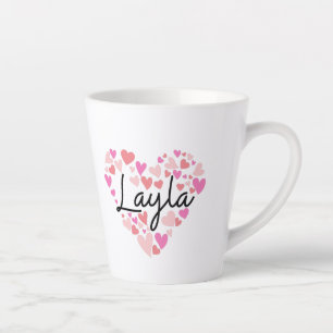 Taza De Café Latte Amo Layla