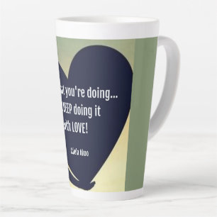 Taza De Café Latte AMO lo que estás haciendo es pan de oliva - Adiela