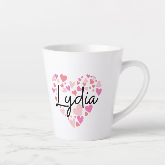 Taza De Café Latte Amo Lydia (Derecha)