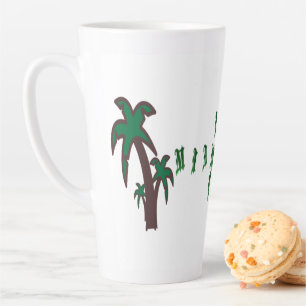 Taza De Café Latte Amo Miami Gardens Florida