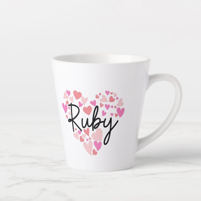 Taza De Café Latte Amo Ruby (Derecha)