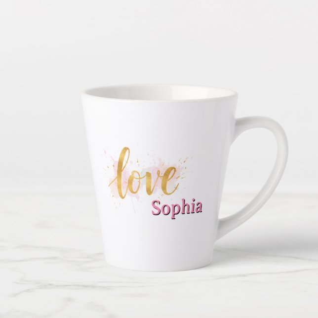 Taza De Café Latte Amor (Derecha)
