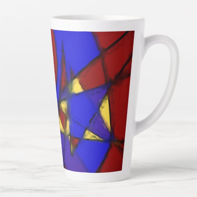 Taza De Café Latte Amor cómico (Derecha)