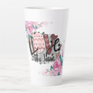 Taza De Café Latte amor como jesus