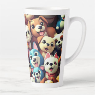 Taza De Café Latte Amor de cachorro por favor 