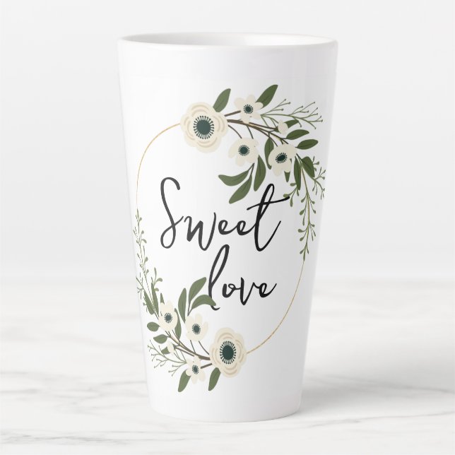 Taza De Café Latte Amor dulce