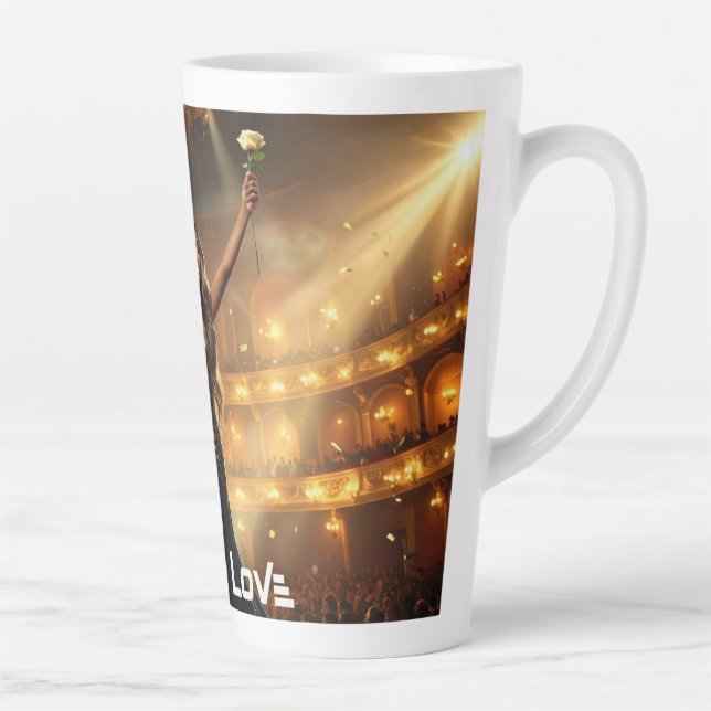 TAZA DE CAFÉ LATTE AMOR ÓPERA - DIVA (Derecha)
