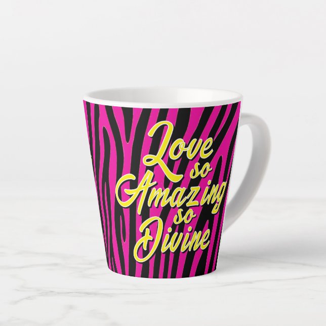 Taza De Café Latte Amor tan asombroso (Ángulo derecho)