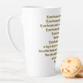Taza De Café Latte Amor y espíritu