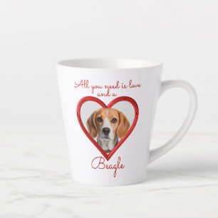 Taza De Café Latte Amor y un Beagle