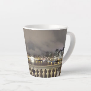 Taza De Café Latte Amsterdam, Canal y Bridge Latte Mug