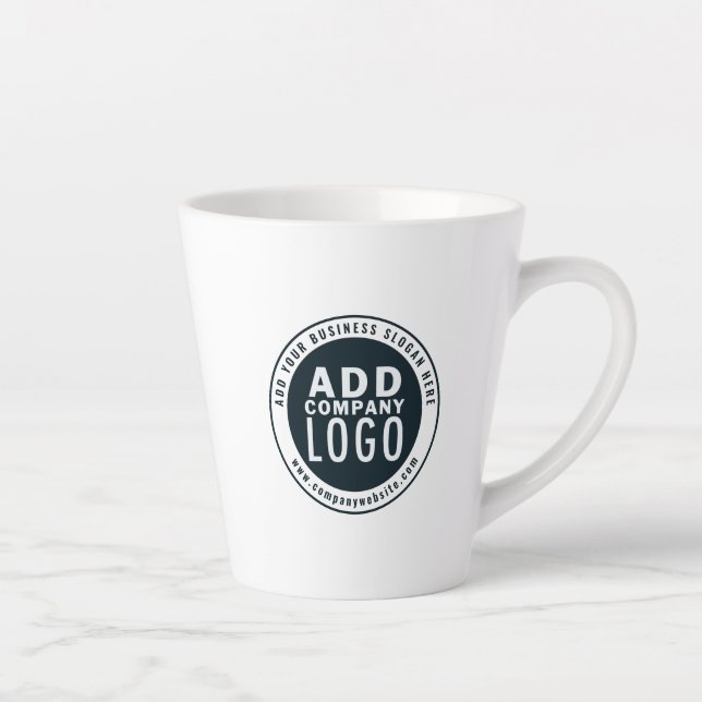 Taza De Café Latte Añadir la dirección del sitio web del Personalizad (Derecha)