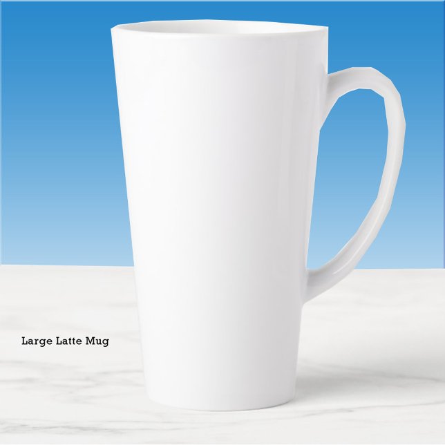 Taza De Café Latte Añadir nombre, presupuesto, imagen, obra de arte,  (Subido por el creador)