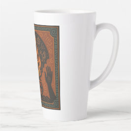 Taza De Café Latte 🔥 “Ancestral Flame” – Sacred Fire Mug