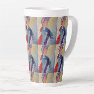 Taza De Café Latte Ángel de la guarda