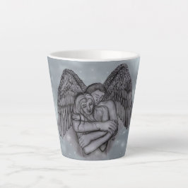 Taza De Café Latte Angel Eros en el amor