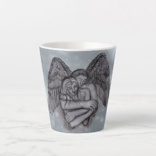 Taza De Café Latte Angel Eros en el amor