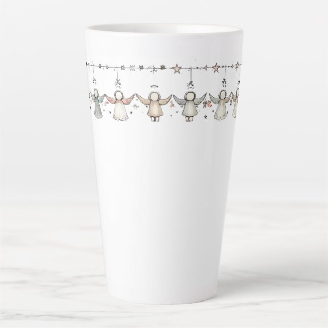 Taza De Café Latte Angels in Harmony (Anverso)