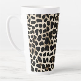 Taza De Café Latte Animal Print - Latte Mug