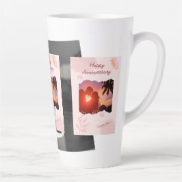 Taza De Café Latte Aniversario boda de ambos