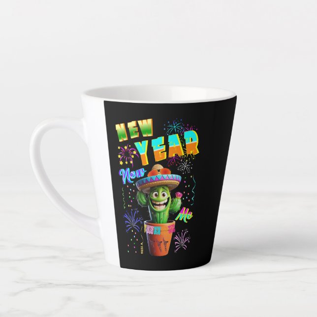 Taza De Café Latte Año nuevo (Izquierda)