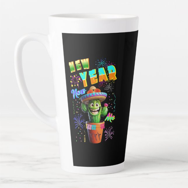 Taza De Café Latte Año nuevo (Izquierda)