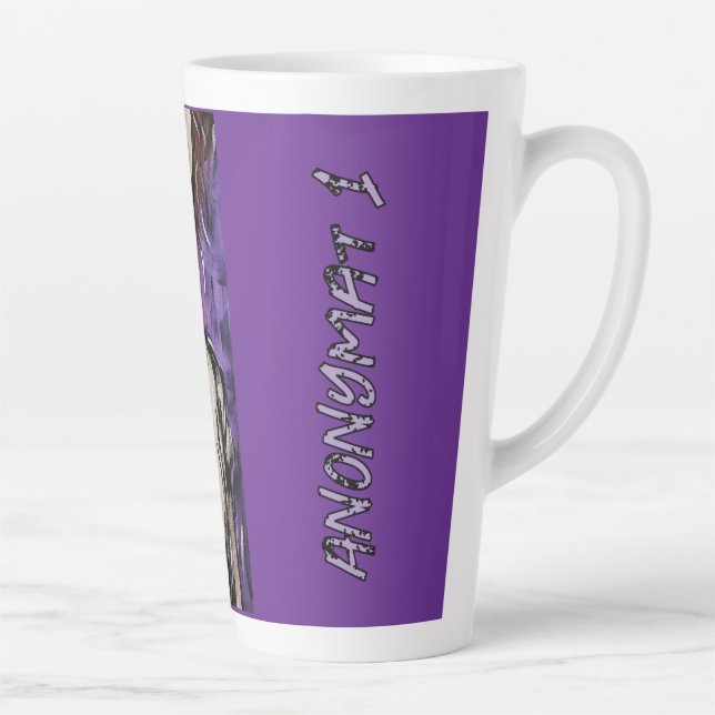 Taza De Café Latte Anonymat 1 (Derecha)
