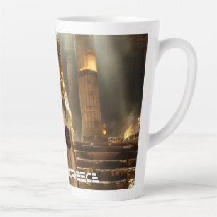 TAZA DE CAFÉ LATTE ANTIGUA GRECIA