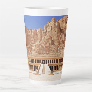 Taza De Café Latte Antiguo Egipto Faraón deir el bahri Templo Dinastí