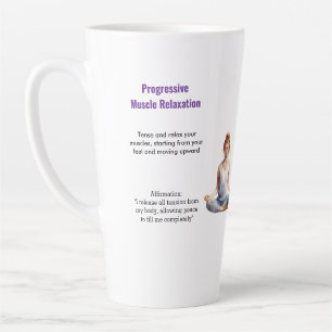 Taza De Café Latte Antistress Peace serenity Chakra Relax calm