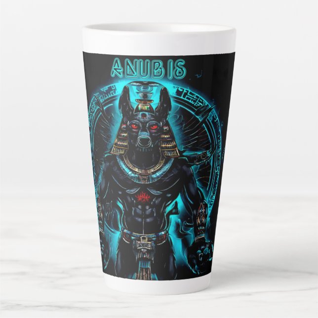 Taza De Café Latte Anubis Latte Mug (Anverso)
