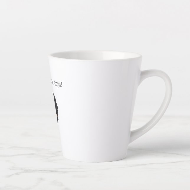 Taza De Café Latte Anya Mouthwash Mug (Derecha)
