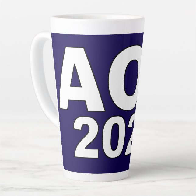TAZA DE CAFÉ LATTE AOC 2028 (Ángulo izquierdo)