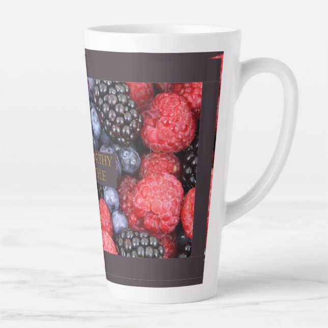 Taza De Café Latte Apetito de Berry entero (Derecha)