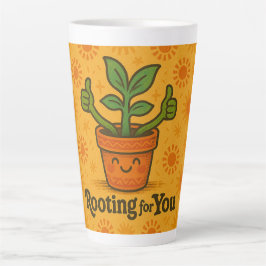 Taza De Café Latte Apoyándote