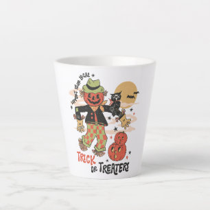Taza De Café Latte Apoye Su Truco O Tratamientos Locales