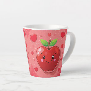 Taza De Café Latte Apple Rojo