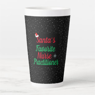 Taza De Café Latte Apreciación de Navidades de enfermería favoritos d