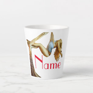 Taza De Café Latte Aptitud aérea para el yoga Thunder_Cove