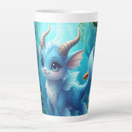 Taza De Café Latte Aqualumi – Keeper of Coral Dreams. 