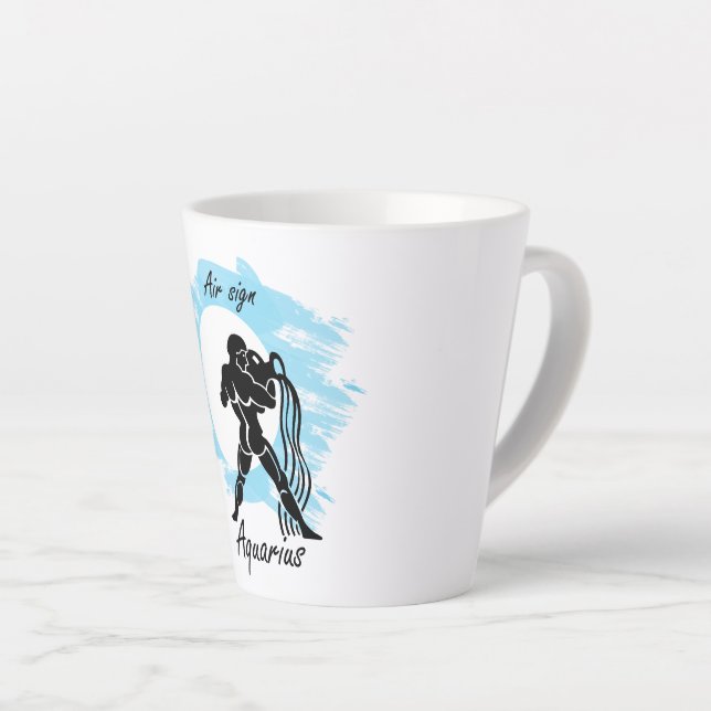 Taza De Café Latte Aquarius (Ángulo derecho)