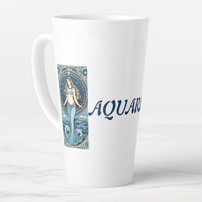 Taza De Café Latte Aquarius (Ángulo izquierdo)