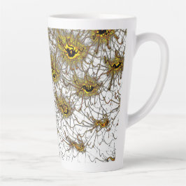 Taza De Café Latte Arachnid Webcraft Latte Mug
