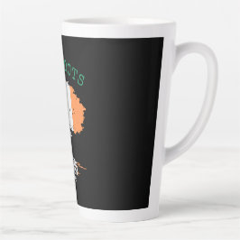 Taza De Café Latte Árbol de familia de raíces irlandesas