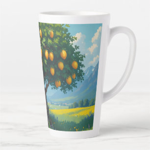 Taza De Café Latte Árbol de limón