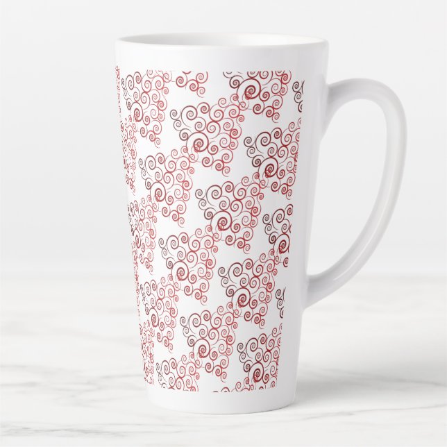 Taza De Café Latte Árbol de Navidad curleque (Derecha)