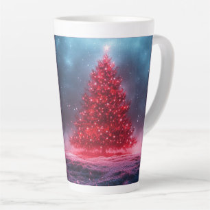 Taza De Café Latte Árbol de Navidad Festivo con gif de Diseño Inverna