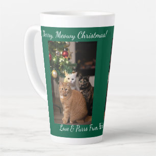 Taza De Café Latte Árbol de Navidad para Gatos, Nombres de Imágenes T