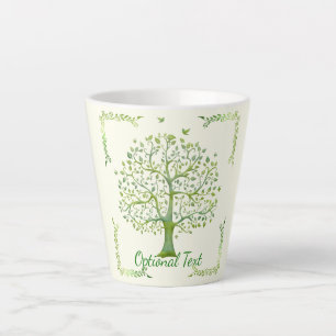 Taza De Café Latte Árbol de vida